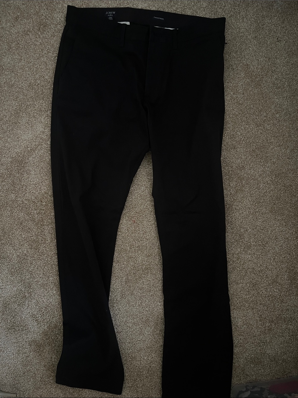 J. Crew Black Straight-Leg Dress Pants